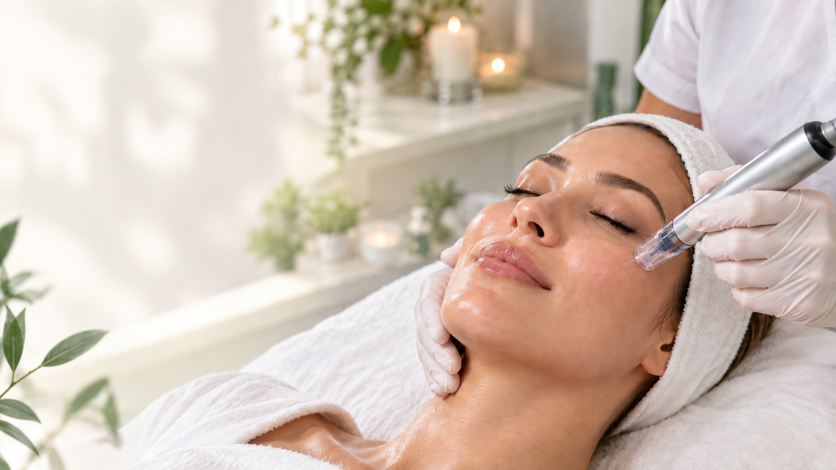 Microchanneling treatment at Parisan Beauty in Irvine, California